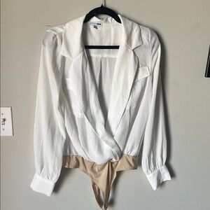 Fashion Nova White bodysuit